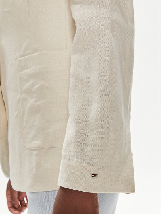 Tommy Hilfiger Tommy Hilfiger Bleizers WW0WW42454 Bēšs Regular Fit