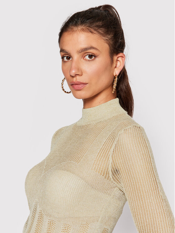 Blusa W2GR35 Z2Z90 Beige Slim Fit