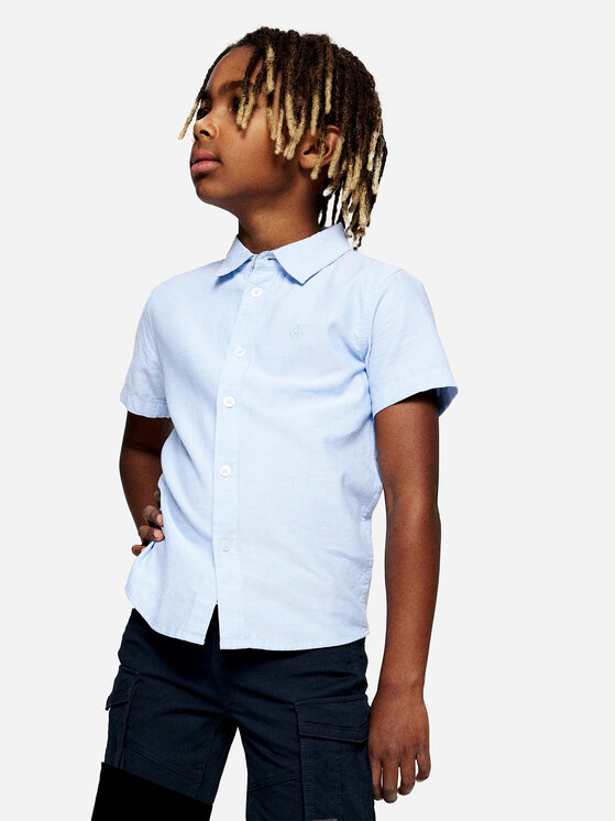 NAME IT NAME IT Camicia Newsa 13218953 Celeste Regular Fit