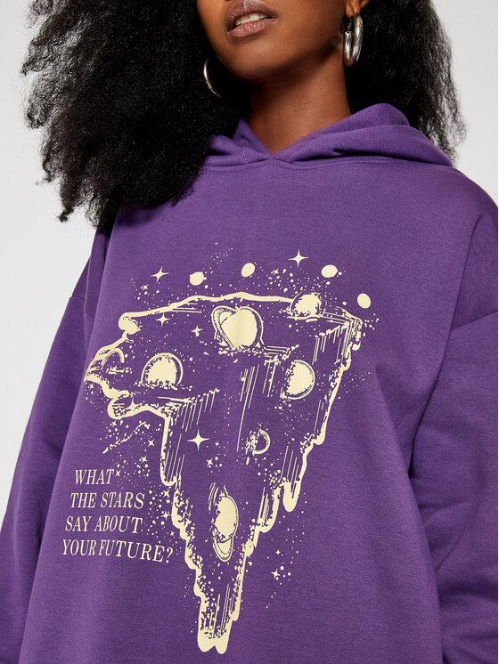 Local Heroes Local Heroes Sweatshirt What Stars Say Hoodie AW2021S0001 Violett Regular Fit