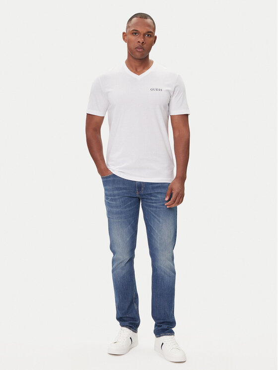 Guess Guess 3 marškinėlių komplektas U5BG58 KCAM1 Balta Regular Fit