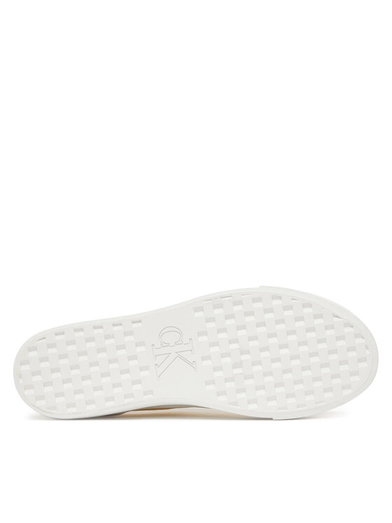 Calvin Klein Calvin Klein Sportcipők Vulc Flatform Low Canvas Mg YW0YW01763 Ekru