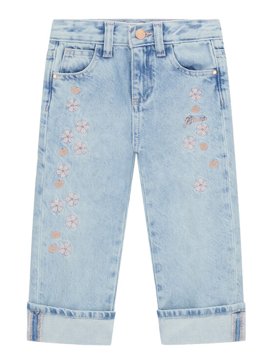 Guess Guess Džinsai K6GA02 D45E0 Mėlyna Relaxed Fit