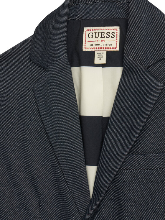 Guess Guess Zakó L6RN01 KCL30 Sötétkék Regular Fit