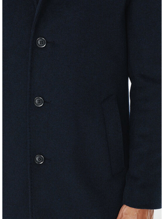 Pako Lorente Pako Lorente Płaszcz P24WF-7X-006 Granatowy Classic Fit