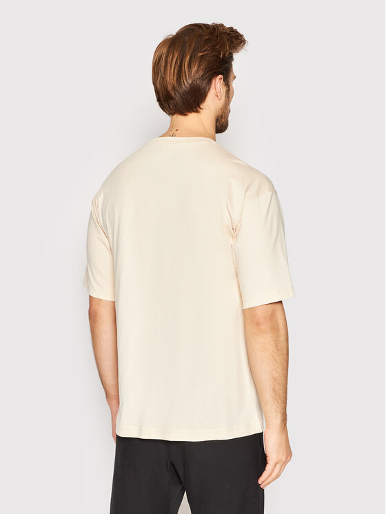 T-shirt Script Logo 217071 Beige Regular Fit