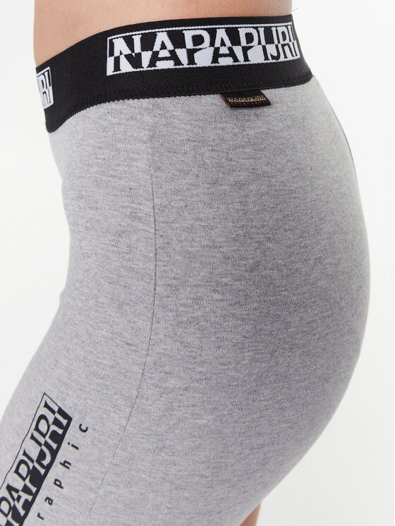 Napapijri Napapijri Kolesarske hlače N-Box NP0A4GXJ Siva Slim Fit