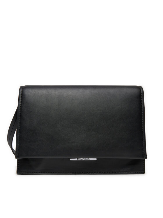 Geantă Calvin Klein Ck Linear Shoulder Bag K60K612158 Negru