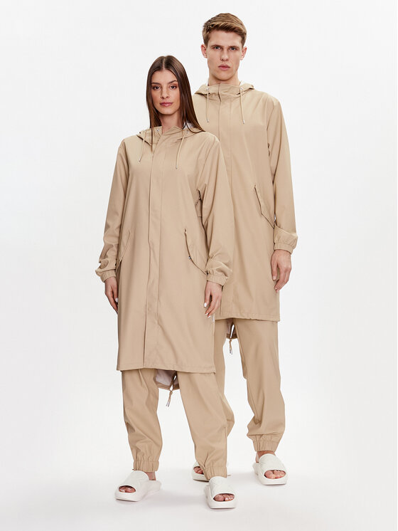 Rains Rains Dežna jakna 18140 Bež Casual Fit