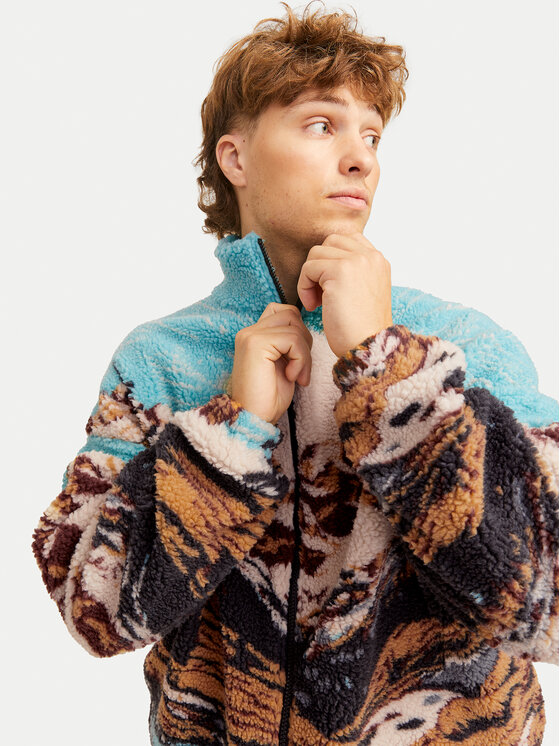 Jack&Jones Jack&Jones Флісовий реглан Landscape 12274473 Голубий Relaxed Fit