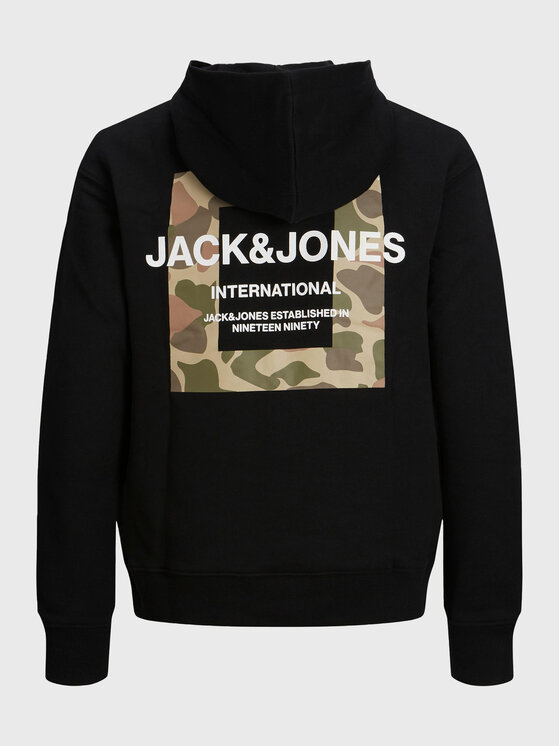 Felpa Camo 12216932 Nero Regular Fit