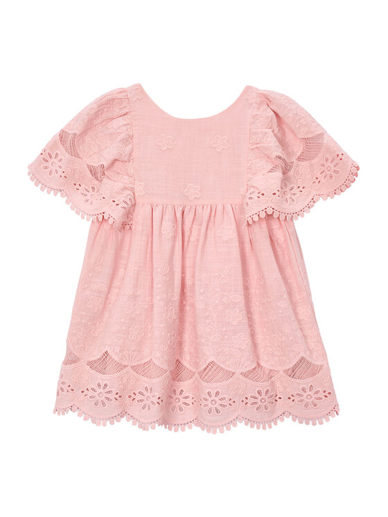 Mayoral Mayoral Eleganta kleita 3923 Rozā Regular Fit