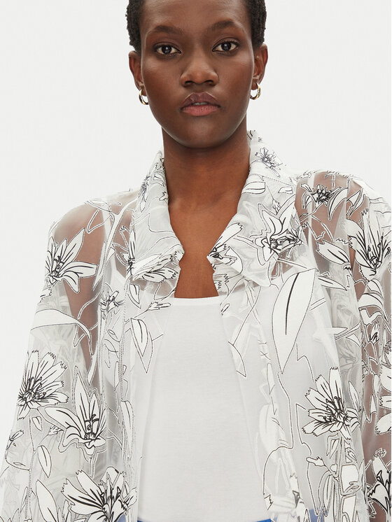 Joseph Ribkoff Joseph Ribkoff Blusa 251102 Bianco Boxy Fit
