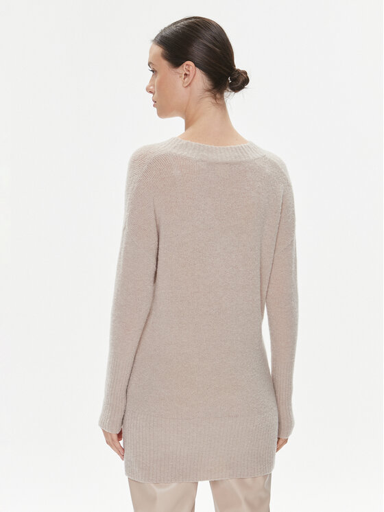Marella Marella Sweter Nimbe 2339460739200 Beżowy Regular Fit