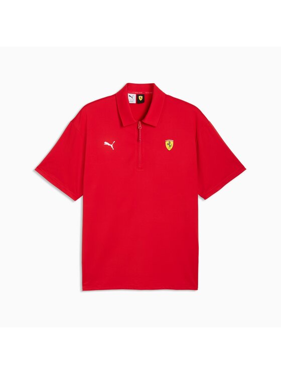 Puma Puma Polo 634247 Czerwony Regular Fit