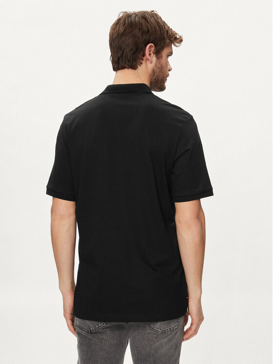 Jack & Jones Jack & Jones Polo Logo 12246692 Czarny Standard Fit