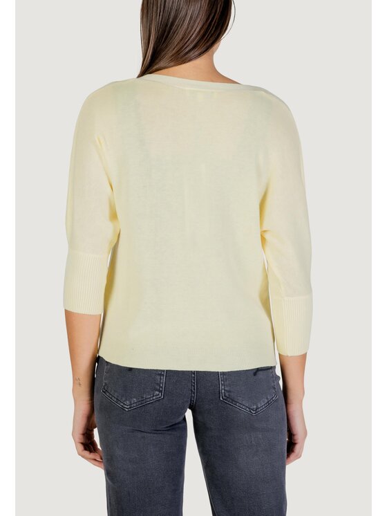 Morgan De Toi Morgan De Toi Cardigan 251-MBATSI Giallo Casual Fit