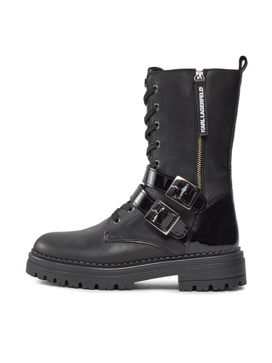 Karl Lagerfeld Kids Karl Lagerfeld Kids Čizme Z19112 S Crna