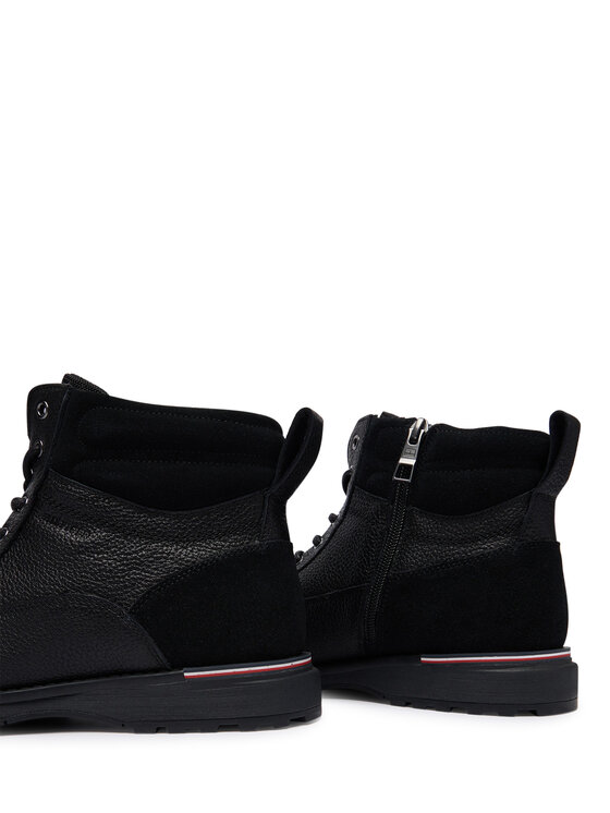 Tommy Hilfiger Tommy Hilfiger Μποτίνια Corporate W FM0FM05606 Μαύρο