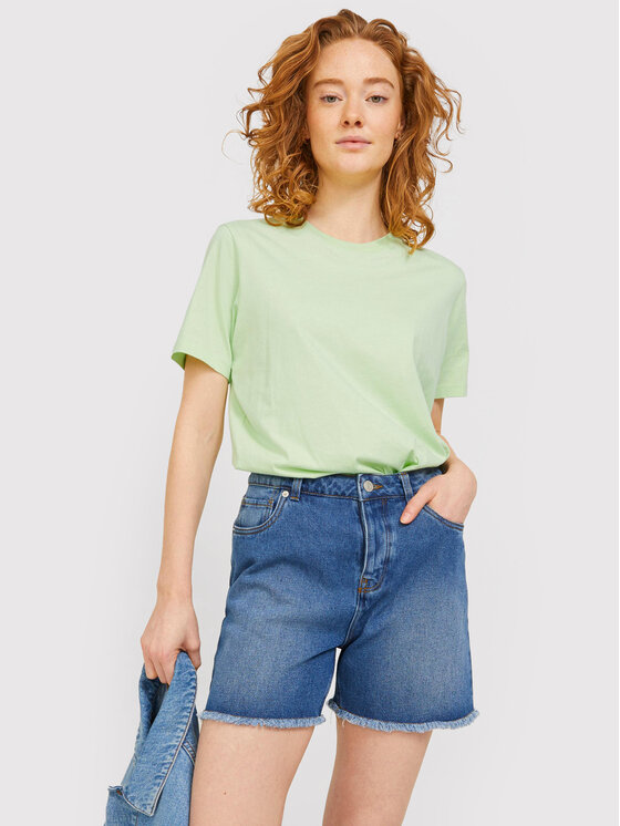 T-shirt Anna 12200182 Verde Regular Fit