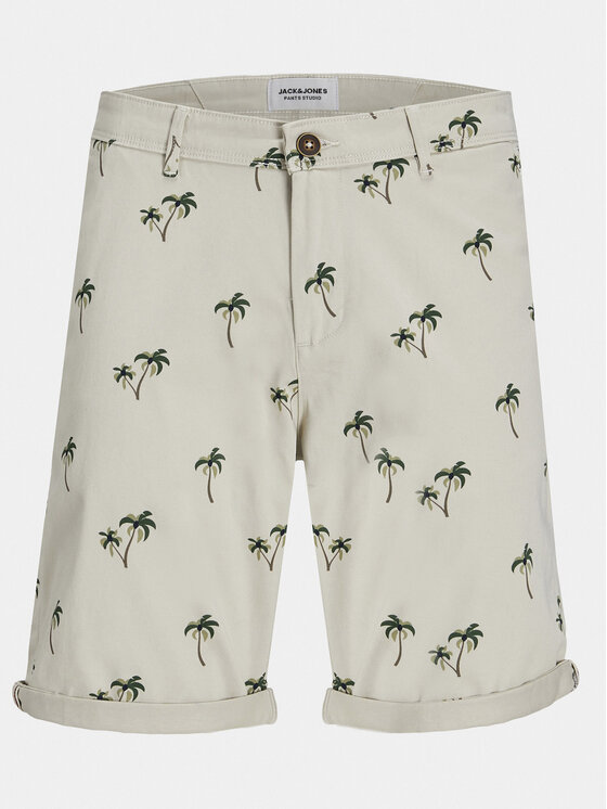 Jack & Jones Jack & Jones Medžiaginiai šortai Bowie 12230336 Smėlio Regular Fit