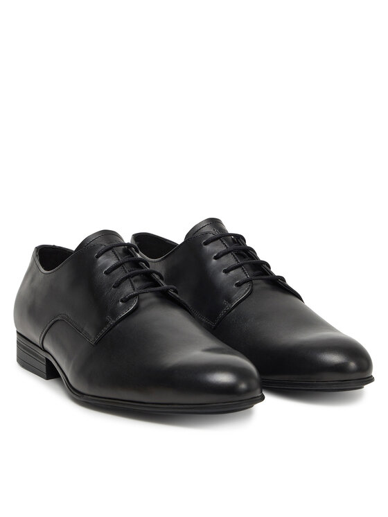 Calvin Klein Calvin Klein Poltopánky Almond Derby HM0HM01705 Čierna