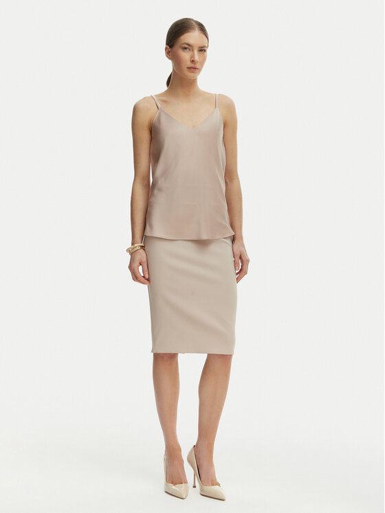 Rinascimento Rinascimento Top CFC0127685003 Bež Regular Fit