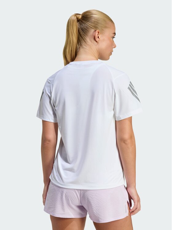 adidas adidas Koszulka techniczna 158728 Biały Regular Fit