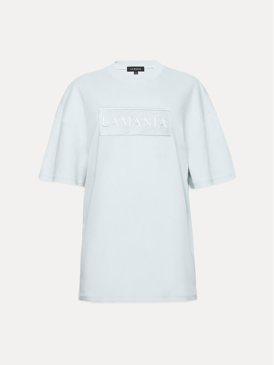 La Mania La Mania T-Shirt ALISA Szary Basic Fit