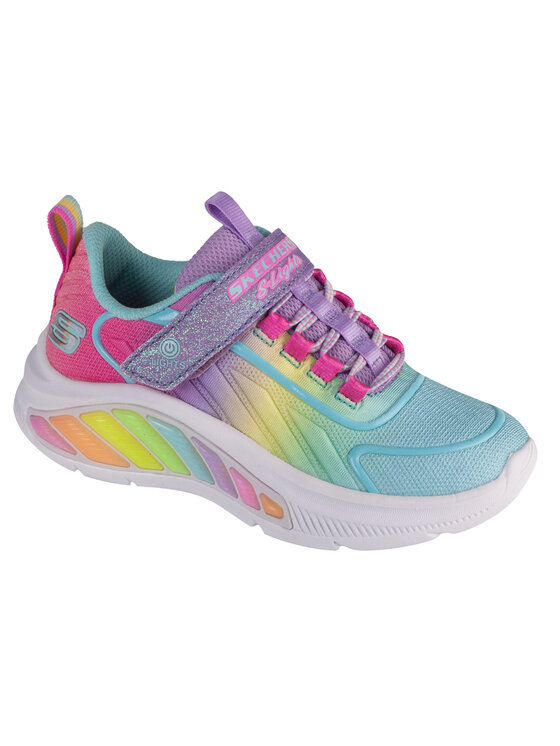 Womens rainbow skechers top