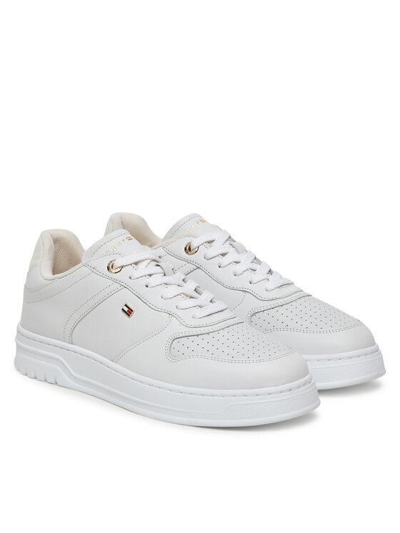 Tommy Hilfiger Tommy Hilfiger Сникърси Sporty Cupsole FW0FW08795 Бял