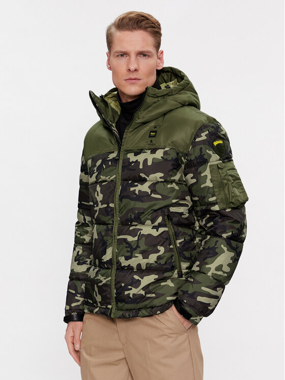 Blauer Geacă din puf 23WBLUC02322 Verde Regular Fit