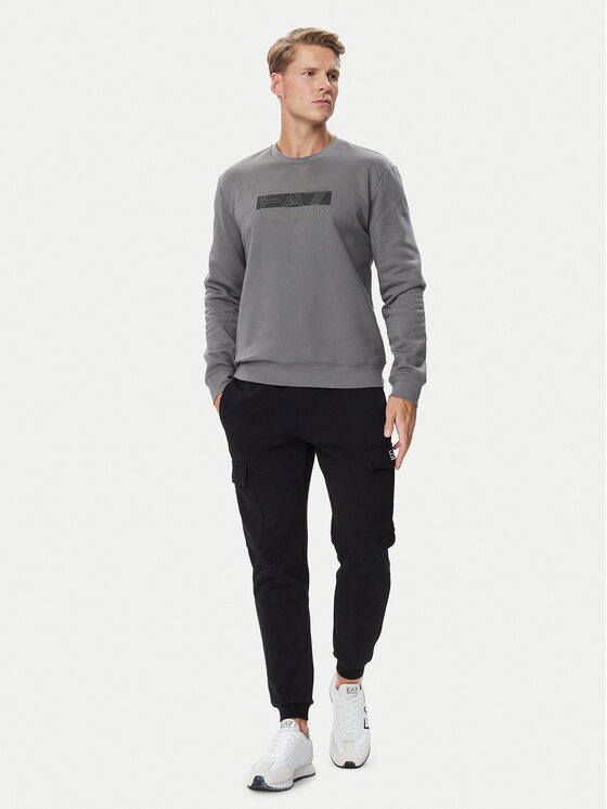 EA7 Emporio Armani EA7 Emporio Armani Mikina 7M002425 AF10377 M8011 Šedá Regular Fit