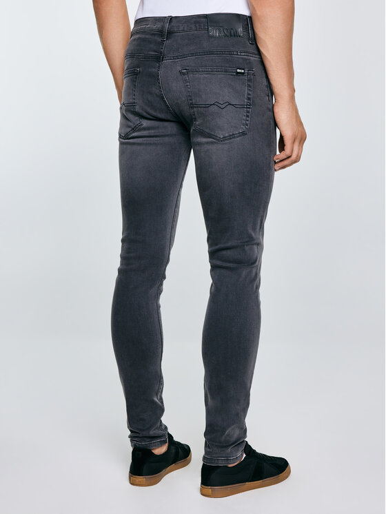 BIG STAR BIG STAR Jeansy DERIC Szary Skinny Fit