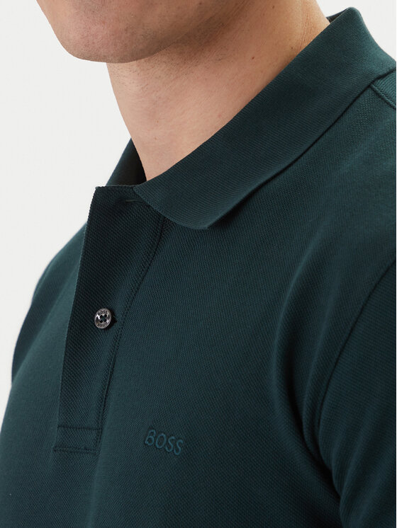 BOSS BOSS Polo Pallas 50553564 Zielony Regular Fit