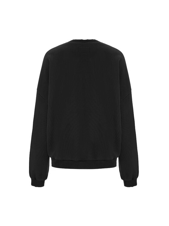 La Mania La Mania Felpa MOUS 2 Nero Classic Fit