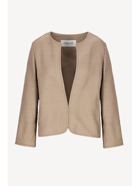 Castellani Castellani Marynarka Serena Beżowy Regular Fit