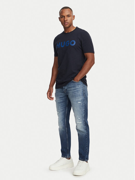 HUGO HUGO Jeans 50561463 Blu Tapered Fit