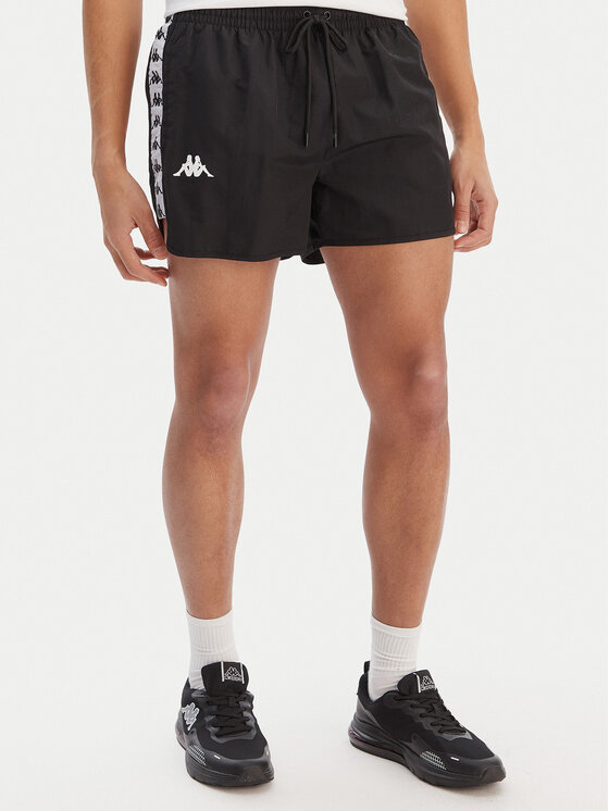 Kappa Kappa Badeshorts Banda Cali 304S6G0 Schwarz Regular Fit