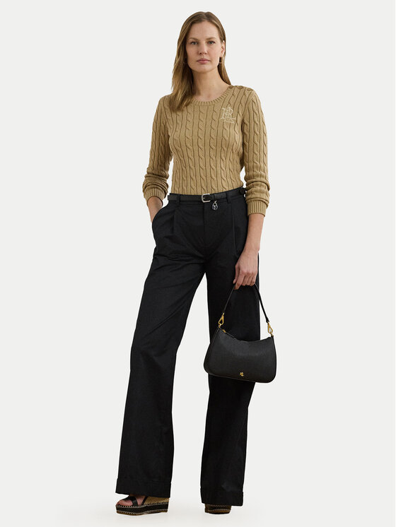 LAUREN RALPH LAUREN Lauren Ralph Lauren Pulover 200932223005 Bež Slim Fit