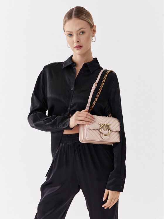 PINKO Pinko Táska Love One Mini Dc PE 23 PLTT 100074 A0GK Rózsaszín