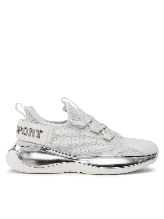 Plein Sport Plein Sport Laisvalaikio batai The Iron Tiger Gem.X.02013 SACS USC0429 STE003N Balta