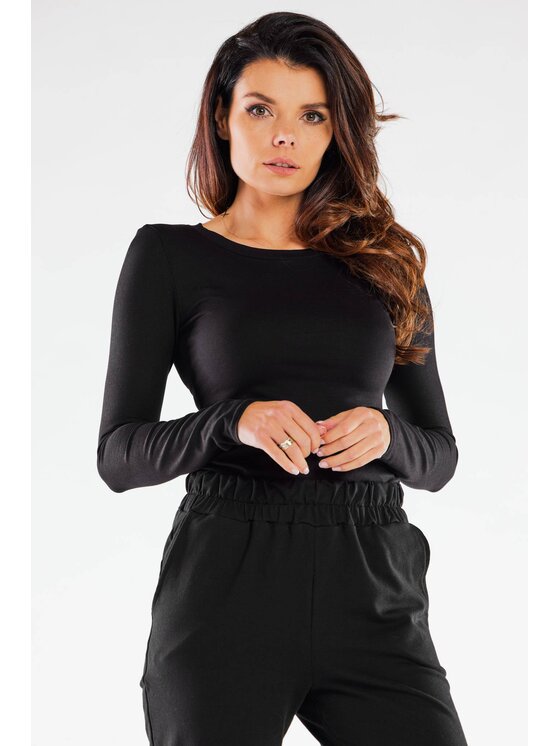 Infinite You Infinite You Blusa M288 Nero Basic Fit