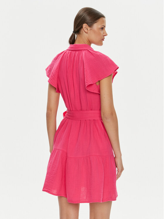 Gap Gap Rochie tip cămașă 665886-00 Roz Regular Fit