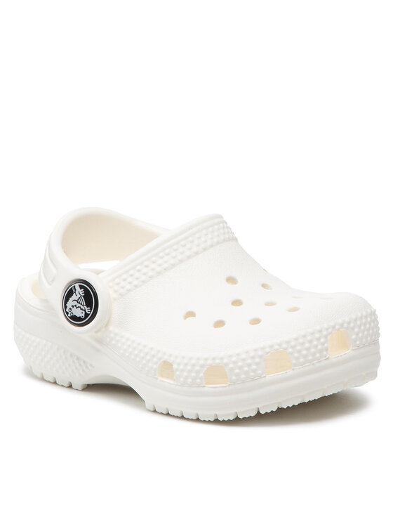 Crocs Crocs Παντόφλες Classic Kid Clog T 206990 Λευκό