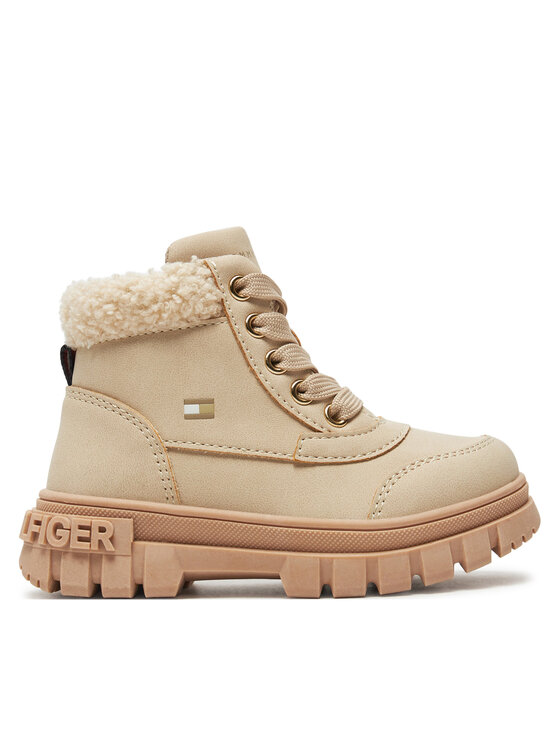 Trappers Tommy Hilfiger Lace-Up Bootie T1A5-33597-1628 M Bej
