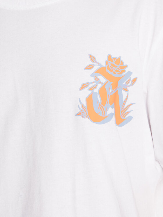 adidas adidas Marškinėliai Graphic Glide T-Shirt IB1403 Balta Loose Fit