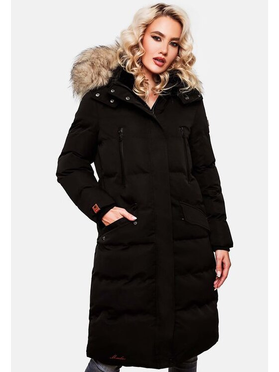 Marikoo Marikoo Kurtka zimowa Schneesternchen Czarny Casual Fit