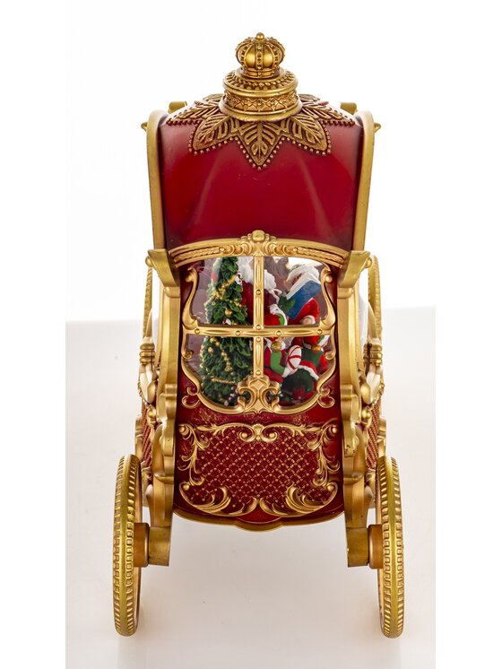 MIAhome MIAhome Figurka karoca LED z pozytywką CURRUS Złoty