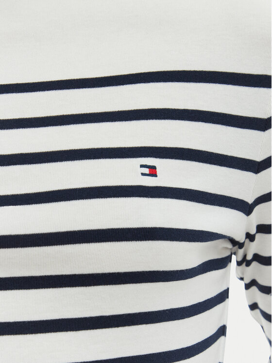 Tommy Hilfiger Tommy Hilfiger Blúzka New Cody WW0WW40589 Biela Slim Fit